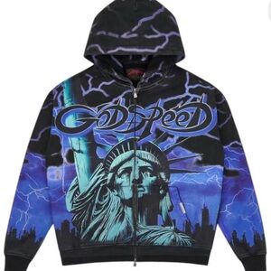 Godspeed Voltage Zip Hoodie V2 (Blue)